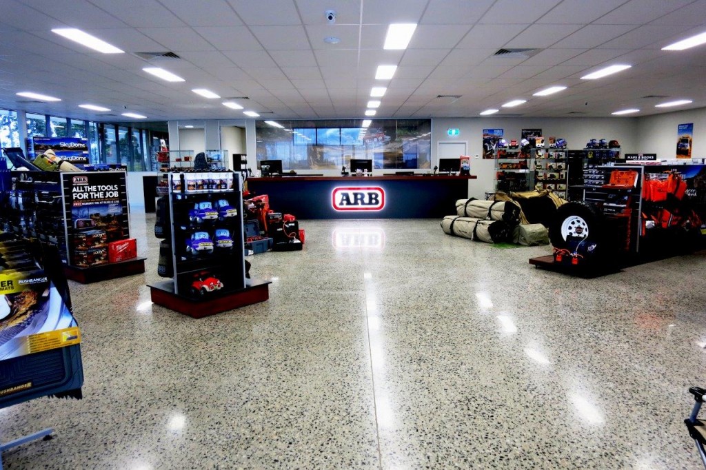 ARB 4WD Pakenham, finished floor polishing by ACE