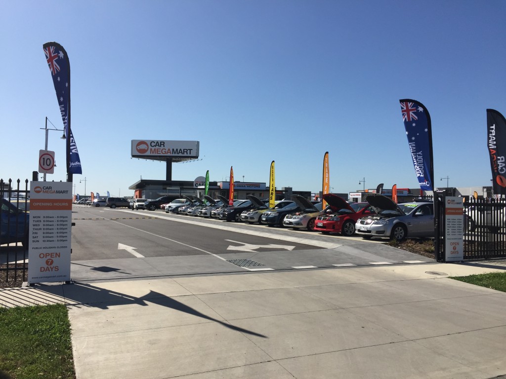 Car Megamart Pakenham concret sawing for car park